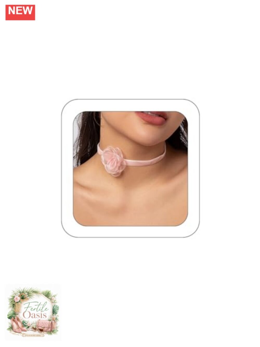 Vintage Flower Lace Velvet Choker Necklace Lolita Rose